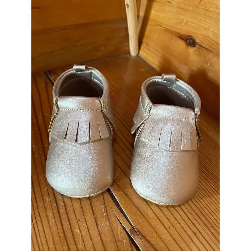Leather Baby Moccasins